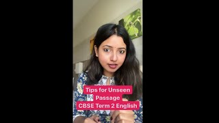 Unseen Passages Tips and Tricks  CBSE Class 10 English  Term 2  Shubham Pathak [upl. by Lala984]