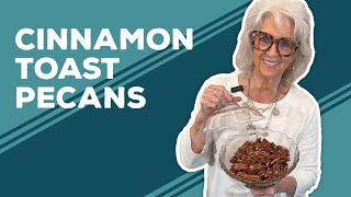 Love amp Best Dishes Cinnamon Toast Pecans Recipe  Roasted Nuts Recipe  Toasted Pecans [upl. by Haskel]