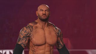 WWE 2K24 Batista vs Triple H  Wrestlemania 35  No Holds Barred match [upl. by Brig]