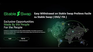 Easy Withdrawal on Stable Swap Prelievo Facile su Stable Swap  ENG ITA [upl. by Anul]