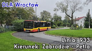 🇵🇱PL TIMELAPSE DLA Wrocław  Linia 🚍933 [upl. by Eseilanna]