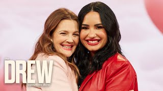 Demi Lovato Had a Crush on NowFiancé When They First Met  The Drew Barrymore Show [upl. by Nevs]