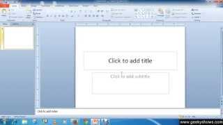 Microsoft PowerPoint 2010 Introduction [upl. by Elberfeld381]