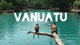 VANUATU  Blue lagoon Erakor Island amp Cascade waterfalls [upl. by Shaina948]