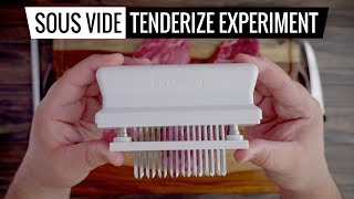 Sous Vide TENDERIZE EXPERIMENT  Does Jaccard work with Sous Vide [upl. by Anya653]