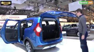 Salon de lAuto  Dacia Lodgy une 7 places à moins de 10000 euros [upl. by Abdul]