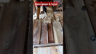 Alat bantu belah lurus rel stoper amp claim sederhanashortvideo diy woodworking tablesaw wood [upl. by Vevina]