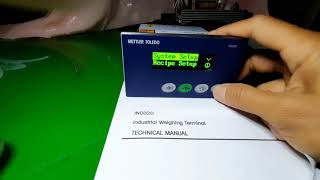 IND 320 METTLER TOLEDO SETPOINT [upl. by Attenra464]