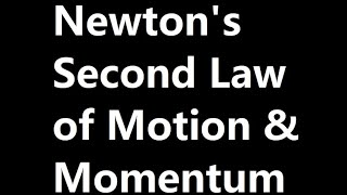 NEWTONS SECOND LAW OF MOTION VS LINEAR MOMENTUMIMPULE [upl. by Vikky104]