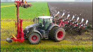 Ploughing and Soil Preparation in one Pass  Fendt 939 w MH Rotorarm amp Kverneland 7 furrow plough [upl. by Annibo90]