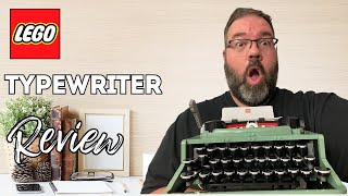 Building a Working LEGO Typewriter Will Blow Your Mind  Lego Ideas Typewriter  Build and Review [upl. by Navaj]