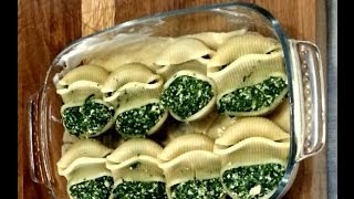 CONCHIGLIONI RIPIENI TOFU E SPINACI [upl. by Enilarak]