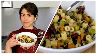 Italian Vegetable Soup – Nonna’s Minestrone [upl. by Yolane]