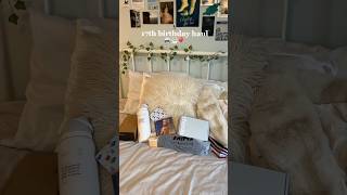 17th birthday haulbirthday unboxing haul 17 aesthetic fyp rhodeskin skims skimshaul gift [upl. by Lose]