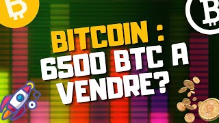 BITCOIN  6500 BTC A VENDRE PAR LALLEMAGNE  ANALYSE BTC ETH ET ALTCOIN DOMINANCE [upl. by Darcy840]