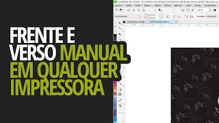 PASSO A PASSO FRENTE E VERSO ALINHADO MANUAL EM QUALQUER IMPRESSORA [upl. by Audrye]