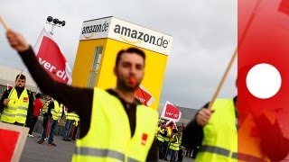 Streik bei Amazon in Deutschland [upl. by Kciredes]