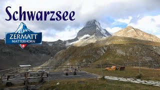 SWITZERLAND Schwarzsee 2583m mountain ridge Zermatt 4K [upl. by Evot676]