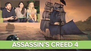 Lets Play Assassins Creed 4  Xbox One Gameplay Live with Julia Hardy [upl. by Ayim]