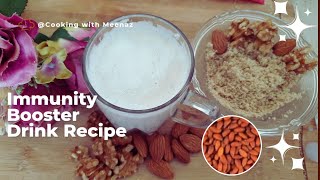 Immunity Booster Drink RecipeHigh protein food Healthy Recipe video [upl. by Herold]