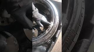 Welded this same rim for the 2nd time amp its still leaking 🤦🏾‍♂️time for a new rim 😒 1krim cars [upl. by Cuthbertson630]