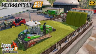 Chopping Maize amp Making Silage Spreading Digestate ⭐ Swisstouch 60 FS19 4K TimeLapse [upl. by Snevets]