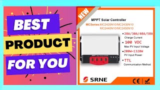 SRNE MPPT Solar Charge Controller 20A50A Solar Regulator PV Max 1320W [upl. by Ligriv]