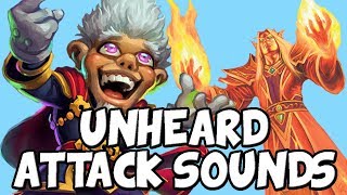 Attack Sounds You Dont Usually Hear HEARTHSTONE [upl. by Attesor]