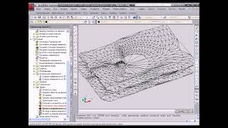 GeoniCS 2015 Врезка поверхности в поверхность AutoCAD ТОПОПЛАНситуация рельеф [upl. by Cappello825]