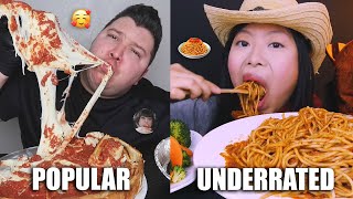 POPULAR VS UNDERRATED MUKBANGERS compilation [upl. by Akinad837]