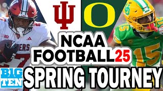 Indiana at Oregon  Big Ten Spring Tournament Round 1 NCAA 25 [upl. by Shishko149]