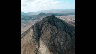 TINDAYA the secret Mountain of Fuerteventura 4k drone video 360 [upl. by Ojyma219]