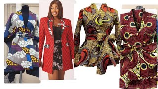 Stylish African print Blazer Shirt stylesSophisticated and gorgeous dress for women ❤️ [upl. by Oiligriv]