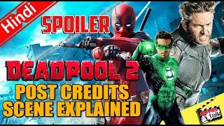 DEADPOOL 2  Post Credits Scene Explained In Hindi [upl. by Nelrsa]