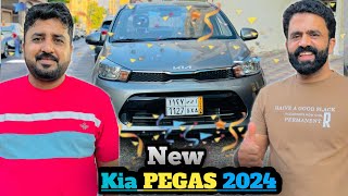 New Car Kia Pegas 2024 Review Saudi Arabia [upl. by Rentsch242]