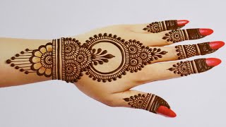 Stylish Easy Mehndi designs for Backhand Simple Mehandi designMehndi design MehandiHenna Mehndi [upl. by Adnawahs]