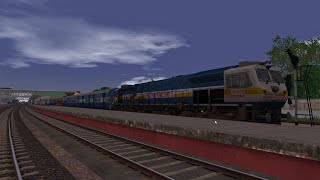 12507Aronai Express PT in railwork [upl. by Templia]