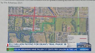 Springdale secures 52 million for Deans Trail expansion looking to improve city bike trails [upl. by Namolos]