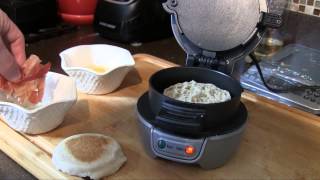 Hamilton Beach Breakfast Sandwich Maker Test amp Demo  Damn Good Reviews [upl. by Ynnav]