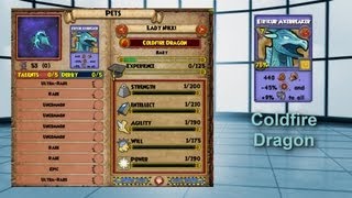 Wizard101 Coldfire Dragon and Eirikur Axebreaker Spell [upl. by Wolsky359]