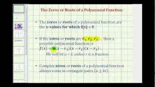 Ex 2 Find a Degree 3 Polynomial Function Given Fractional Zeros [upl. by Granniah965]