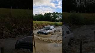 Freelanders Doing The Doggy Paddle  Muddy Weekender 2024 4x4 muddyweekender offroading [upl. by Ettenawtna]