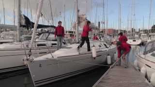 École de voile croisière  arrivée sur un catway [upl. by Charlet78]