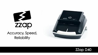 ZZap D40 Automatic Counterfeit Detector Machine [upl. by Doti916]