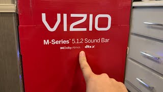 499 Vizio M512aH6 Sound Bar Unboxing and Testing [upl. by Larner]