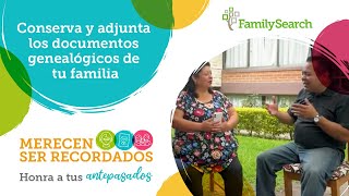 Conserva y adjunta los documentos genealógicos de tu familia gratis en FamilySearch [upl. by Ferreby]