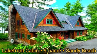 Wisconsin Lakefront Cabins For Sale  95 acres  Waterfront Homes For Sale  Wisconsin Real Estate [upl. by Paymar632]