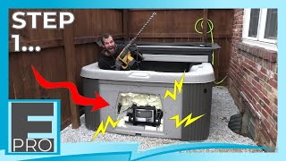 Full Hot Tub Electrical Install  Start To Finish [upl. by Alair]