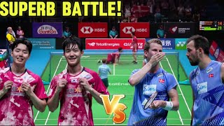 Superb Battle KangSeo KOR VS AstrupRasmussen DNK  Final BWF World Championships 2023 [upl. by Prentice]