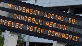 Grève importante jeudi du contrôle aérien en France et menaces sur le pont de lAscension [upl. by Sig]